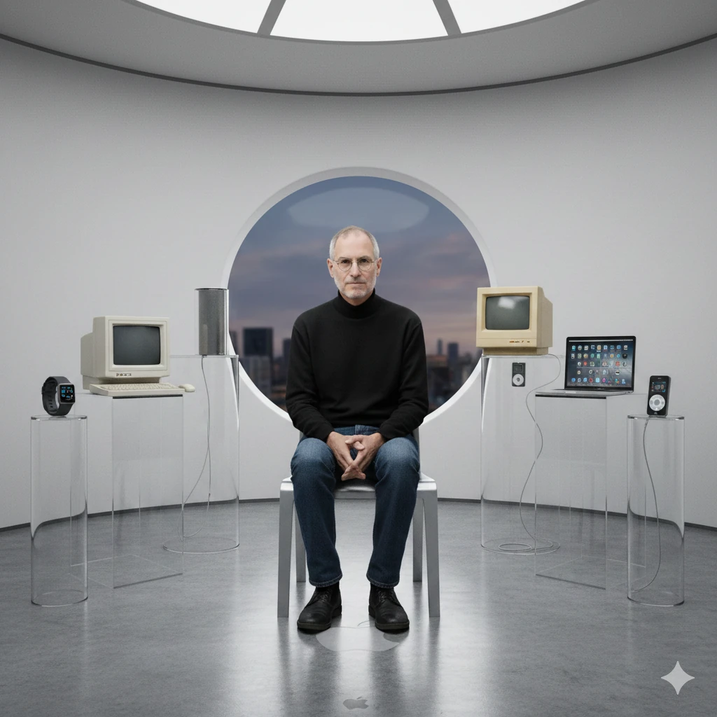 steve jobs with his investions