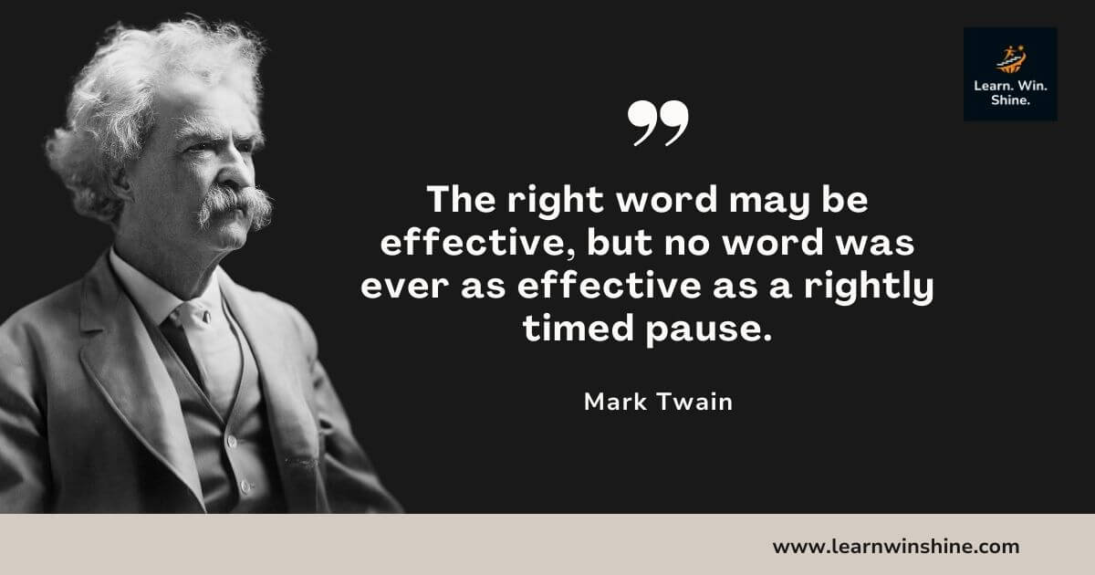 Mark twain quote - the right word may be effective