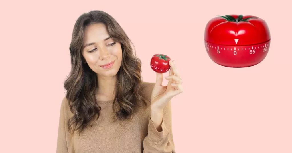 15 Time Management Techniques That Actually Work 2 A Woman With Pomodoro Timer