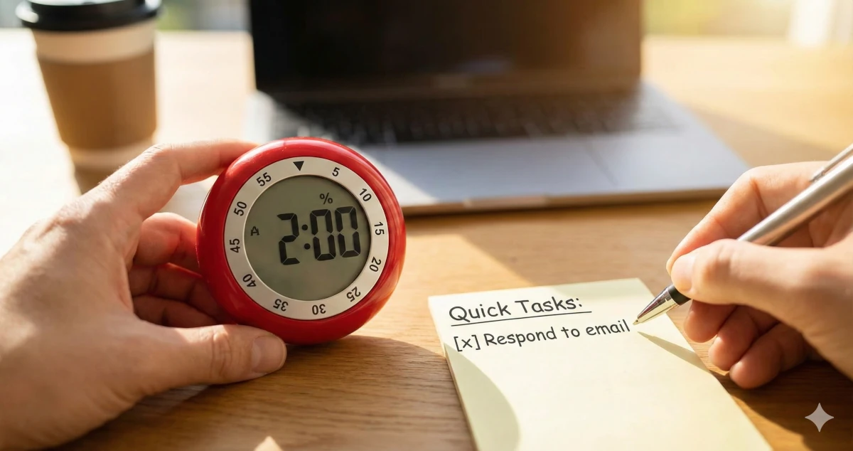 Master 2-Minute Rule for Instant Productivity Boost