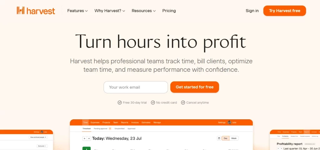 5 Best Time Management Apps for People Who Are Tired of Being Busy 5 Harvest Site